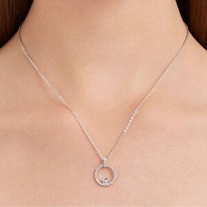 Swarovski constella white rhodium necklace